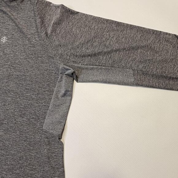 Coolibar Pullover Womens 2XL Gray Dev Fitness 1/4 Zip UPF 50+ Sun Protection - Picture 6 of 11